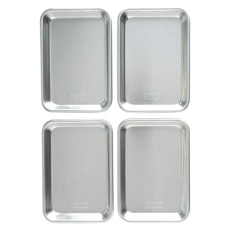 

Aluminum 4 Pack 1/8 Sheets, 10.1" x 7" x 1.1", Silver