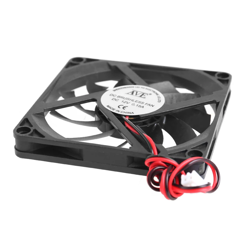 

12V 2-Pin 80x80x10mm PC Computer CPU System Heatsink Brushless Cooling Fan 8010 Desktop PC Chassis Radiator Cooler Fans