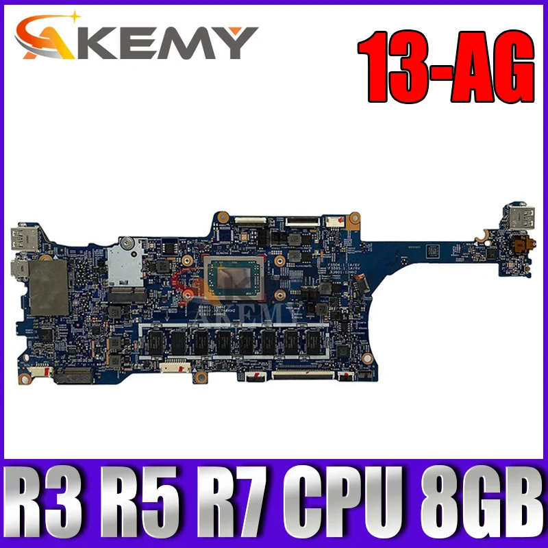 

FOR HP ENVY x360 Convertible 13-AG Motherboard Mainboard R3 R5 R7 AMD CPU 8GB RAM 17885-2 motherboard