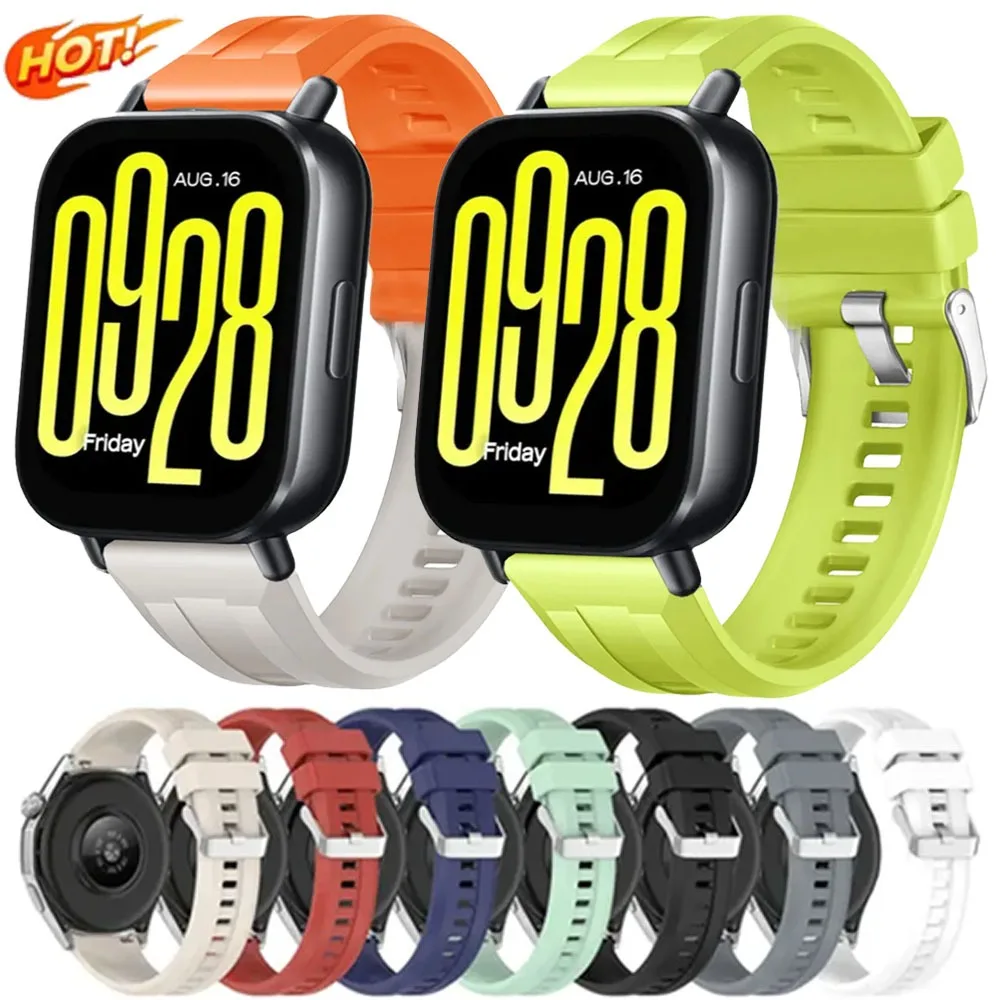 Фото Силиконовый ремешок 22 мм для Redmi Watch 5 Active/Lite, браслет для Huawei Watch GT6-5-4 46 мм, Amazfit Active Max/Bip 6, OPPO X3-S-X2-X №1