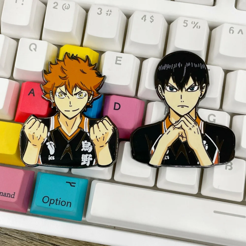 

Металлические значки Haikyuu для мужчин и женщин, ювелирные украшения для косплея, аниме аксессуары для рюкзака, сумки, одежды, эмалированные заколки на лацкан, японский подарок Манга