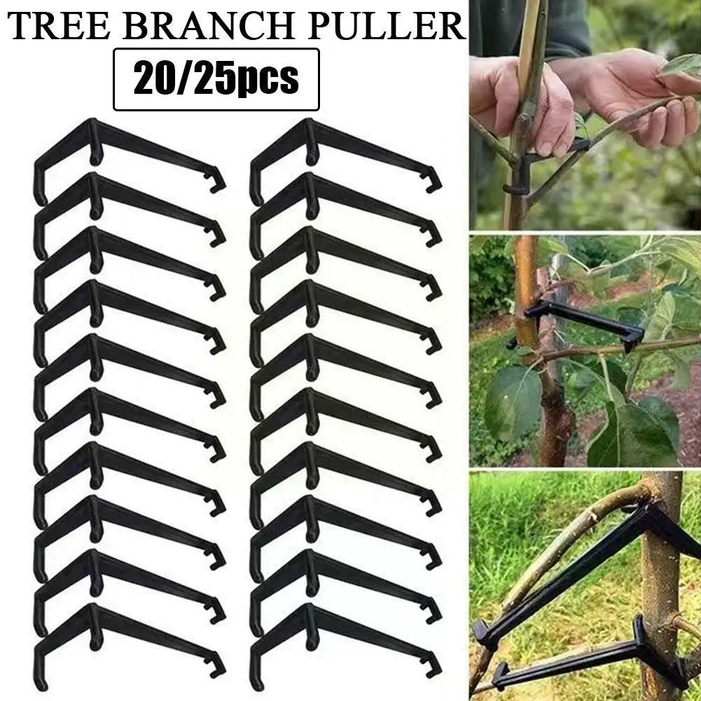 

20/25pcs Tree Branch Puller Fruit Tree Clips Plant Tools Press Support Elbow Bonsai Vines Branch Curved Garden G0R1