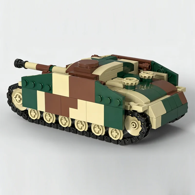 Фото Военные танки QWERT: Модель MOC, конструктор, военная техника, модульные технологии, подарки, праздничный набор для сборки, детские игрушки №1
