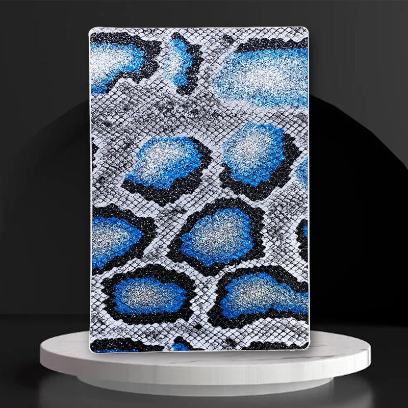 50 Pcs Leopard Snakeskin Print Back Film Sticker Smartphone Housing Cover Protectors Decorative Films for Cut Sunshine SS-890C