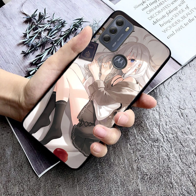 Фото Чехол для телефона Moto G85 G55 G05 G14 G75 G31 G50 G10 G20 G30 G60 G13 G32 G84 G54 G53 G72 G24 Power Wandering Witch Elaina Anime №5
