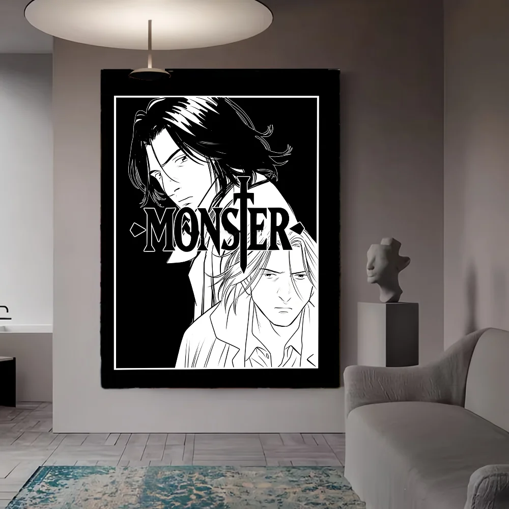N-Naoki Urasawa S Monster аниме самоклеящийся художественный постер необычная наклейка на
