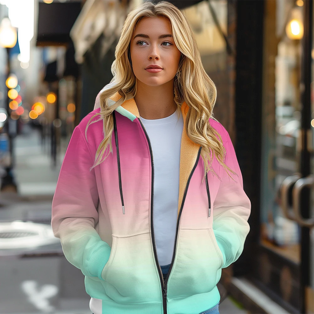 Кардиган с принтом тай-дай пуловер длинными рукавами зимняя повседневная