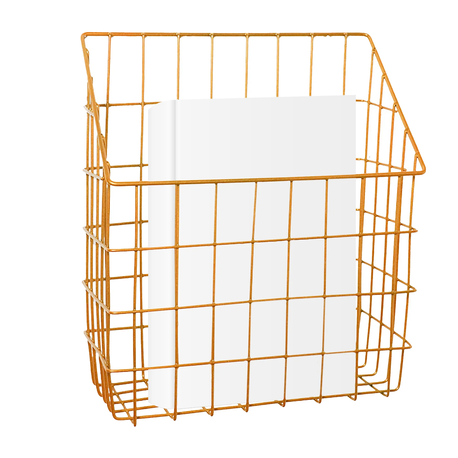 

Office Magazine Holder Farmhouse Wall Mount Magazine Holder Storage Organizer Space Saving Compact Rack For Magazines Books