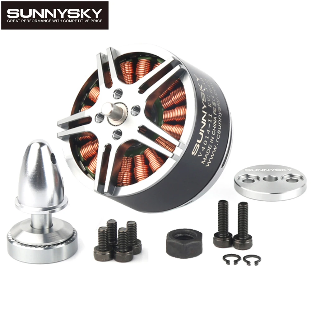 Sunnysky V4014 KV330 KV400 4-6S бесщеточный двигатель 4,0 мм, диаметр вала для мультикоптера, детской игрушки
