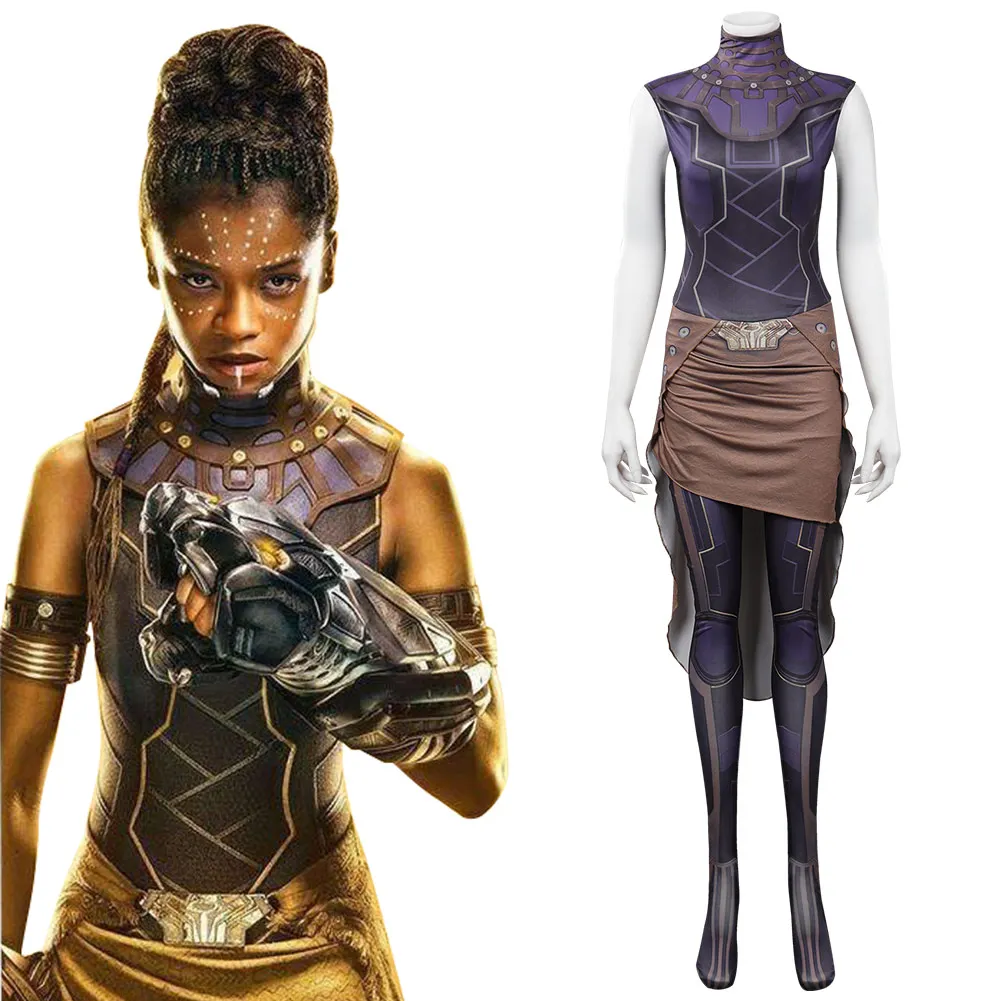 

Пантера: Wakanda Forever Shuri костюмы для косплея, комбинезон на Хэллоуин, карнавальный костюм