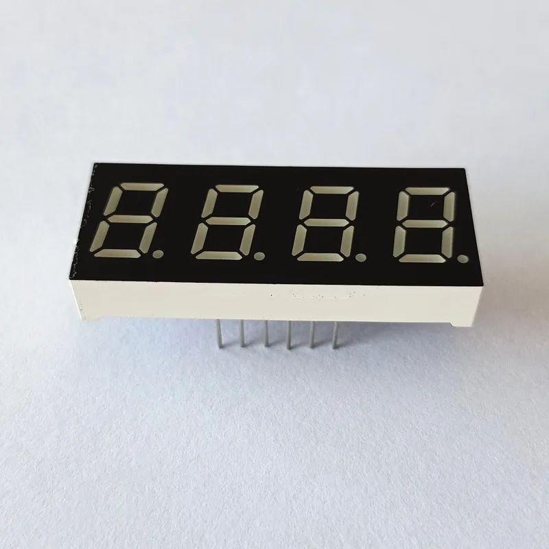 10 шт. 0 4 дюйма 4-битный цифровой модуль красного света KYX-4402AS/BS 40*16*7 мм 12-контактный