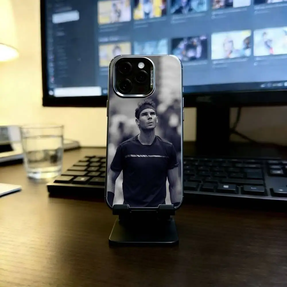 Фото Чехол для телефона Rafael Nadal для iPhone 17, 16, 15, 14, 13, 12, 11 Plus, Pro Max, XS, цветной серебристый чехол-накладка №3