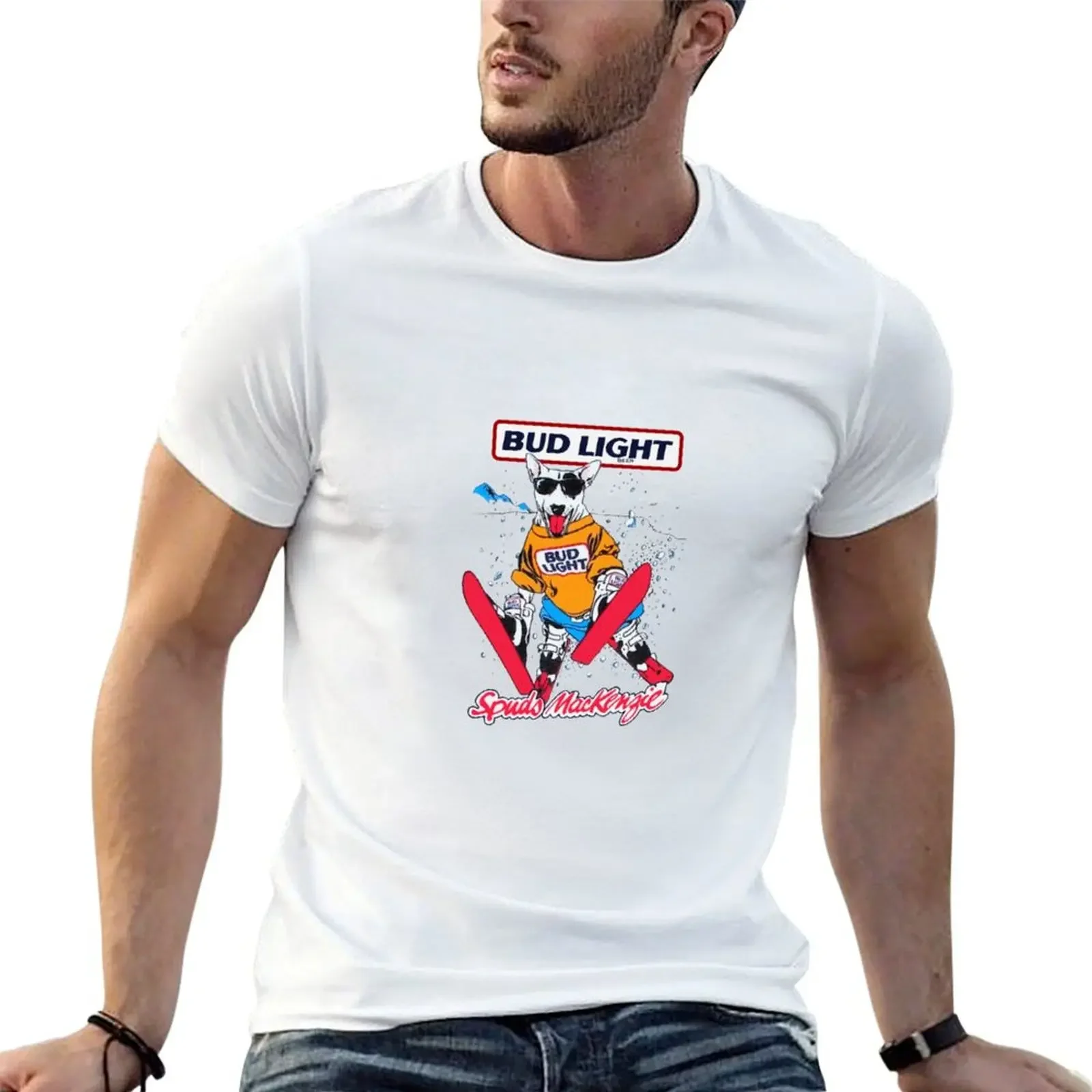 Spuds Mackenzie Snowboard (80-е возвращение) Essential футболка оверсайз аниме больших размеров