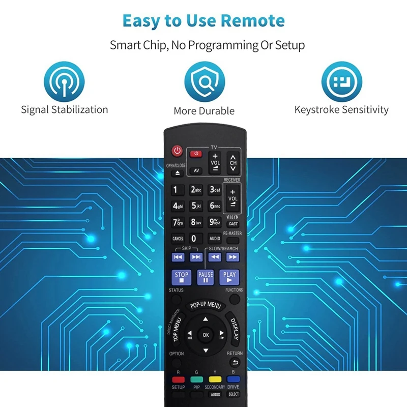 Сменный пульт дистанционного управления N2QAYB000380 для Panasonic BLU-RAY магнитола детали
