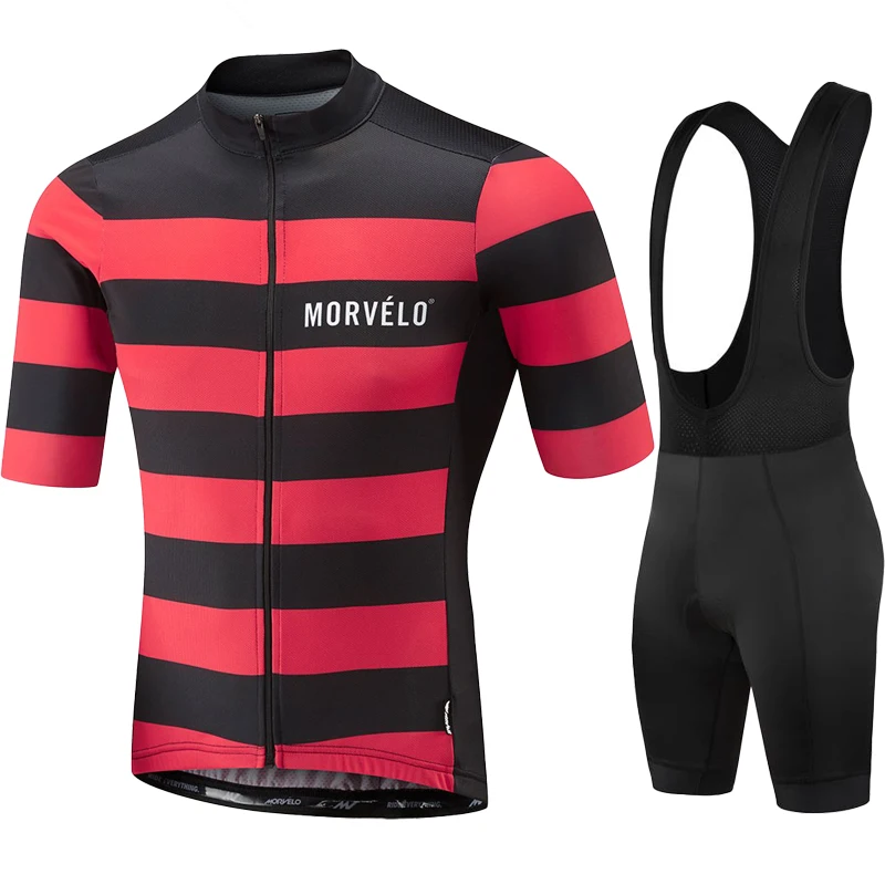 2022 MORVELO Cycling Mtb Pro Bicycle Team Racing Bike bib Shorts Men Sport Set men Professional Shirt Short Jersey Suit Uniform
