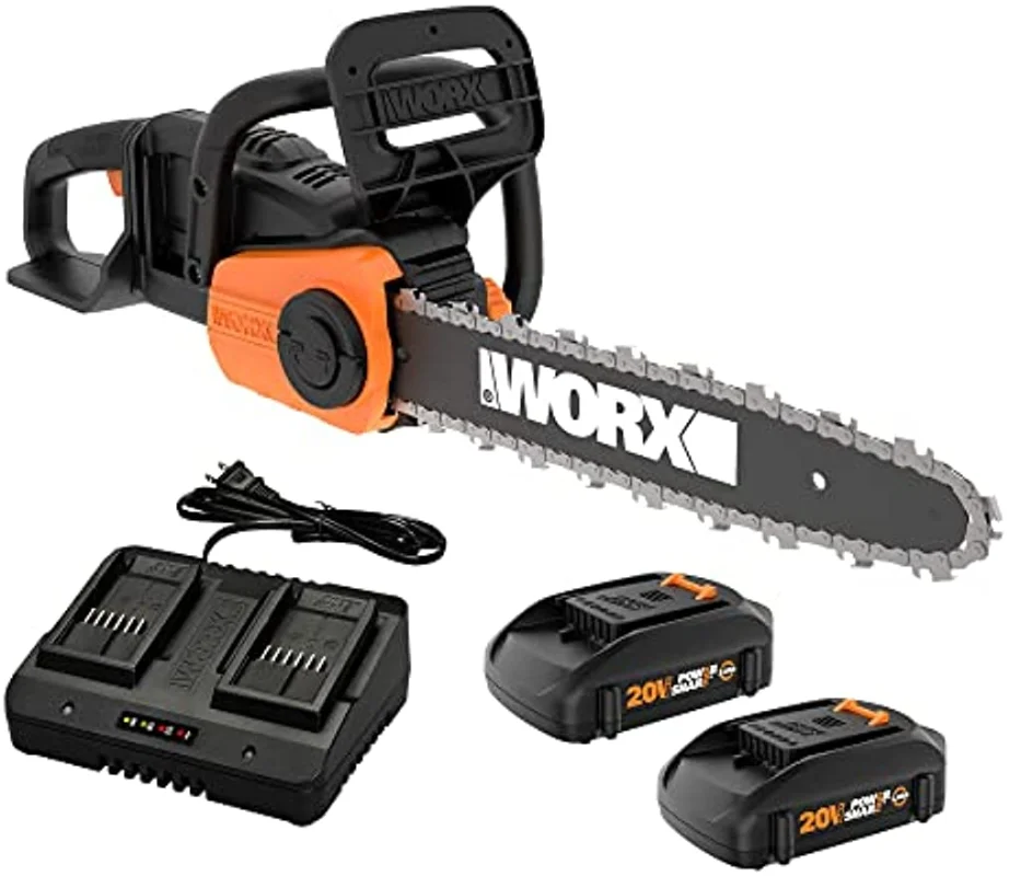 

Worx 40V 14" Cordless Chainsaw Power Share with Auto-Tension - WG384 (Batteries & Charger Included)