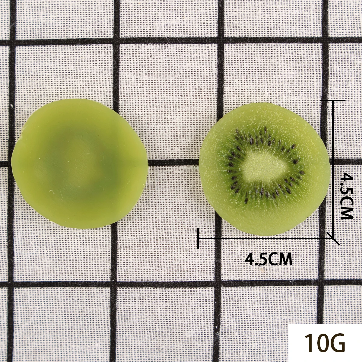 

Реалистичные ломтики фруктов в киви, имитация ломтиков фруктов, аксессуары для фруктов, украшения для мороженого, аксессуары для рыбалки с фруктами