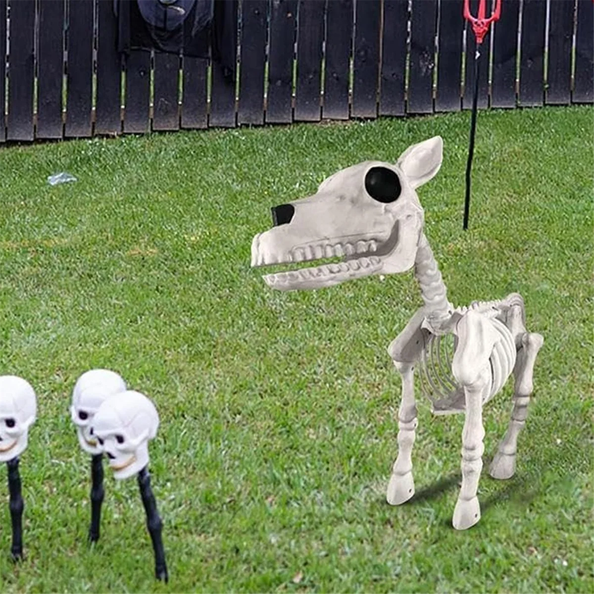 Скелет лошади на Хэллоуин новый реквизит череп скелет Декор лошадь Intdoor