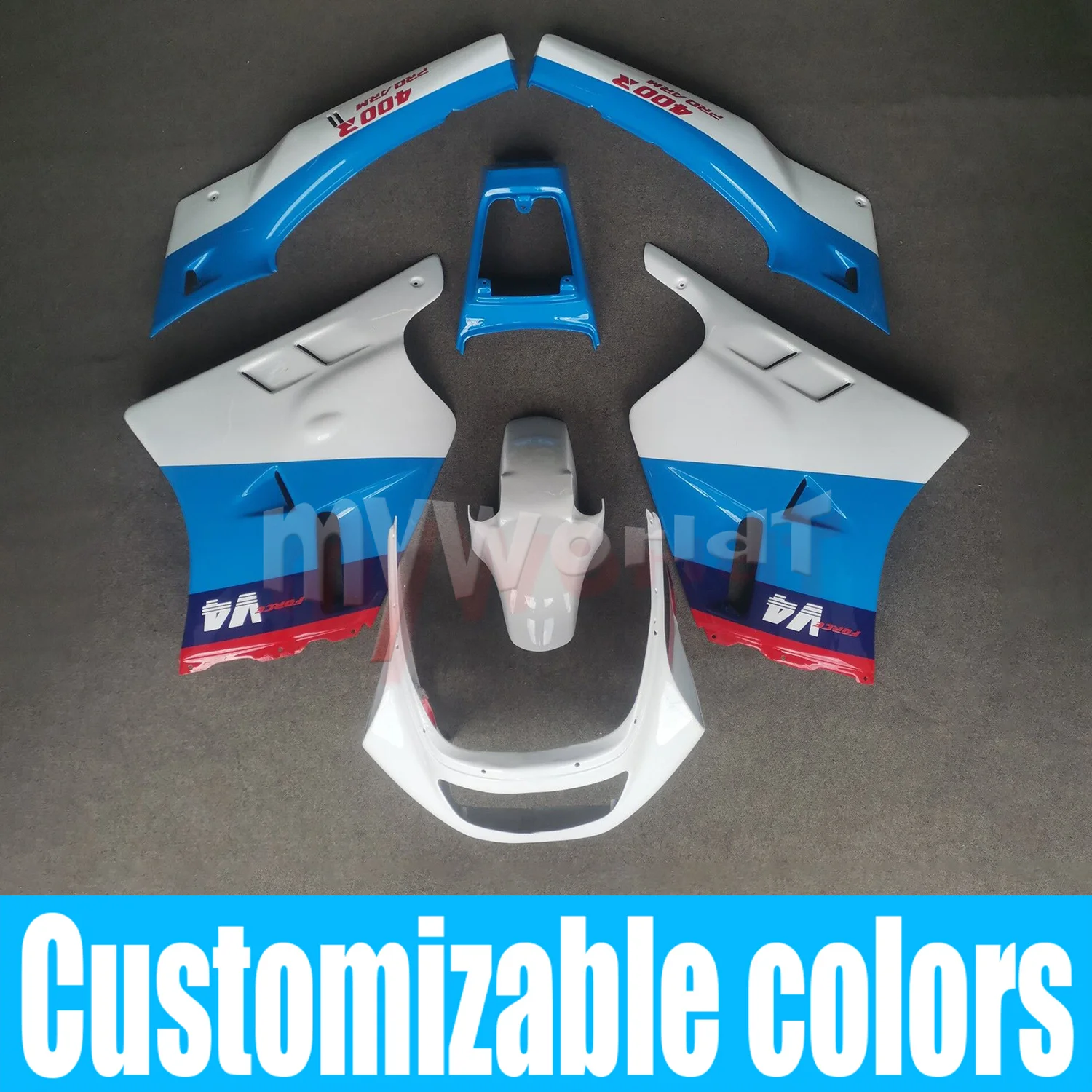 

Fit For Honda VFR400 NC24 1986 - 1987 Motorcycle ABS Fairing Bodywork Set Panel VFR 400 NC 24 VFR24 MC24 86 - 87