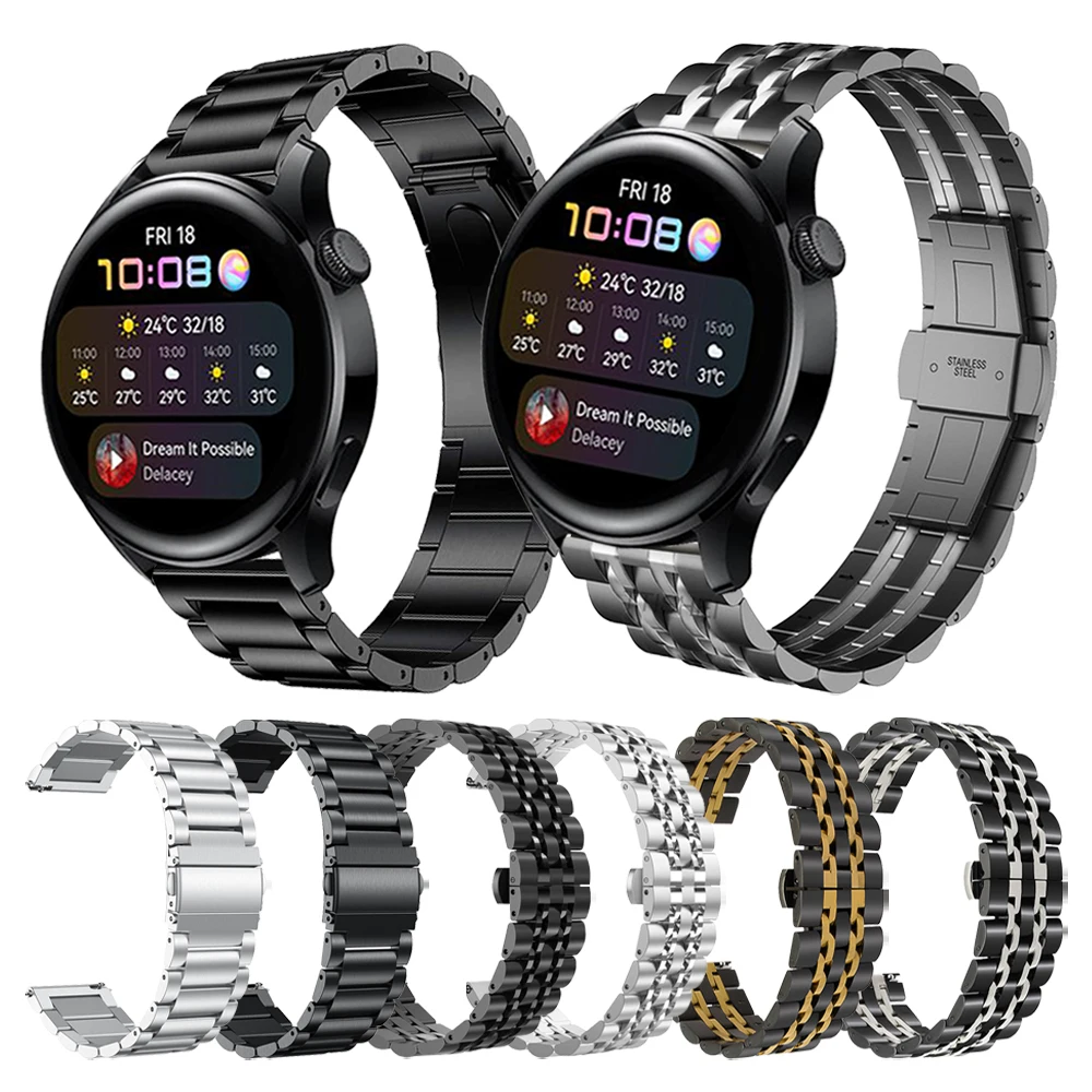 

Браслет из нержавеющей стали для часов Huawei Watch 3 46 мм и GT 2e GT2 Pro