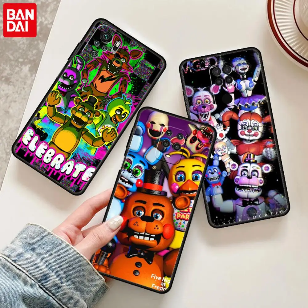 Fnaf Animatronics Fundas для Redmi Note 11 9S 9 11S 10 8 11E Pro 7 8T 9T + 11T 2021 чехол |