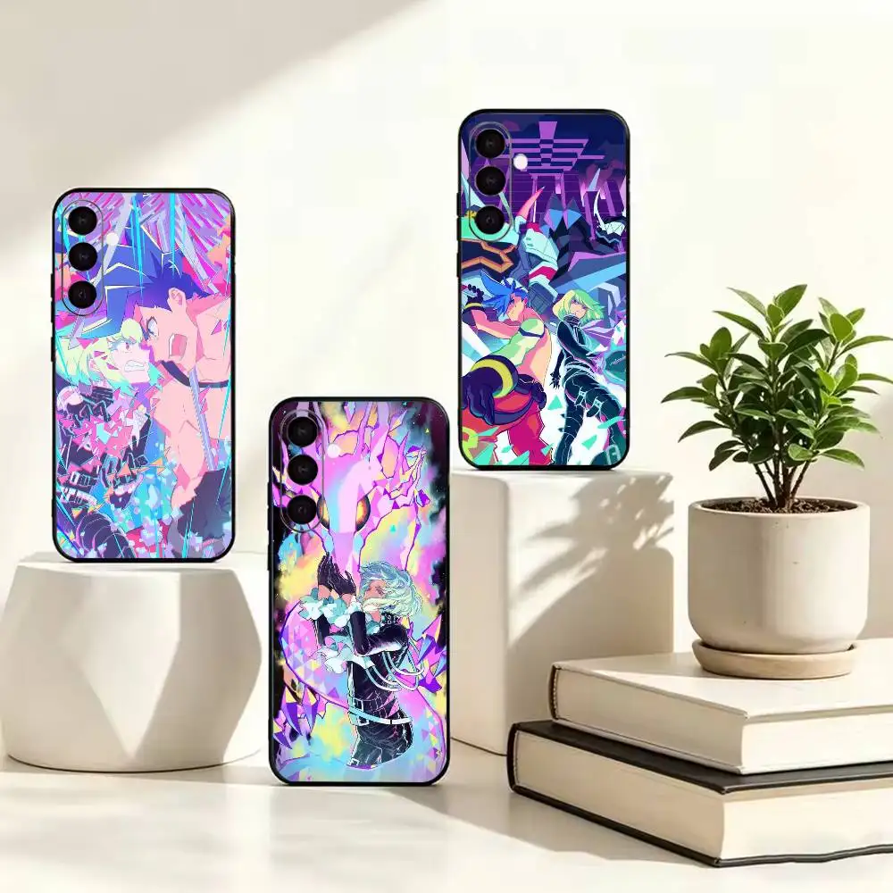 Фото Аниме P-Promare Черный Мягкий Силиконовый Чехол Для Телефона Samsung Galaxy A73 A72 A71 A70 A53 A52 A51 №1