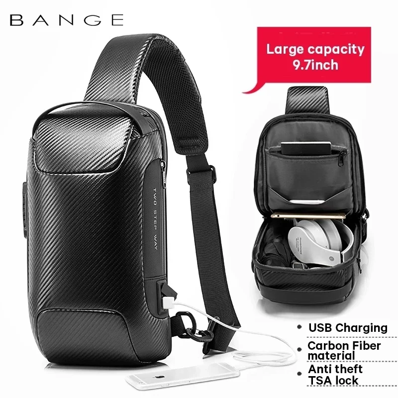 

Сумка кросс-боди Мужская водонепроницаемая, многофункциональная сумочка-мессенджер на ремне, чемоданчик для коротких поездок