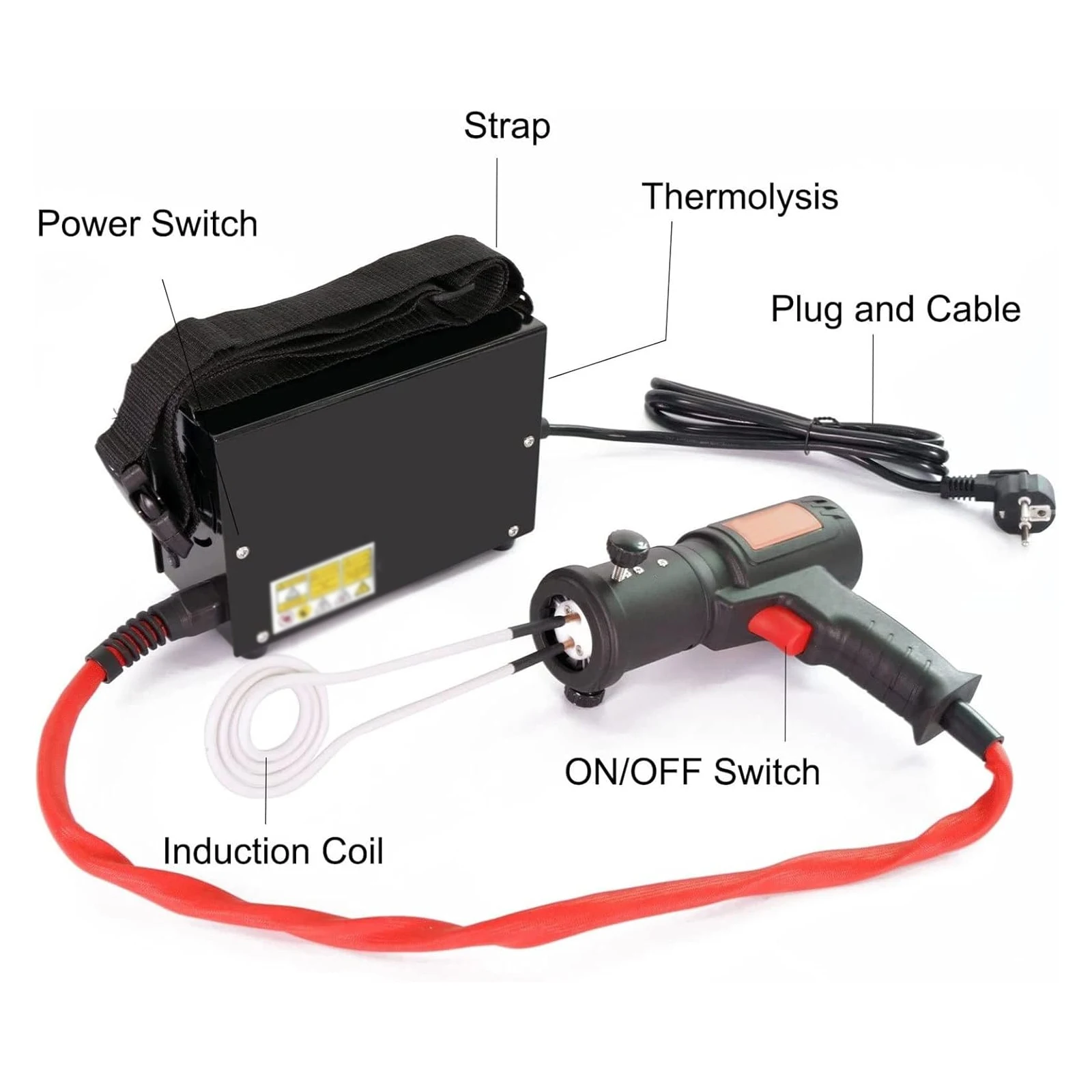 1500 Вт комплект магнитного индукционного нагревателя портативный беспламенный
