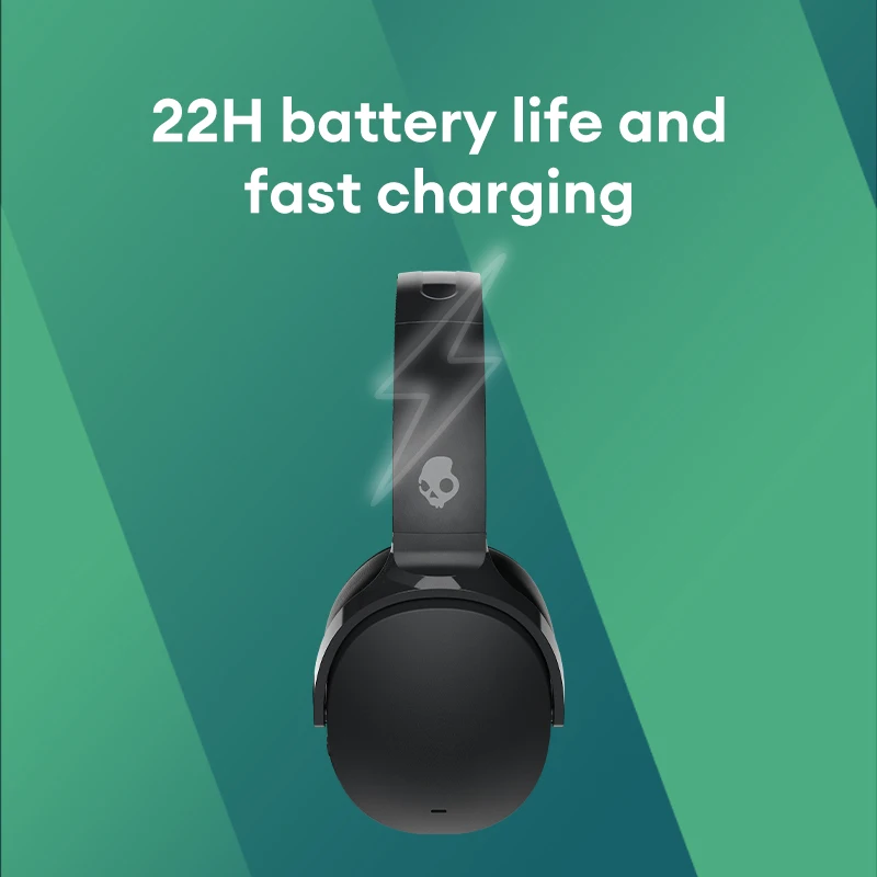 Фото Беспроводные наушники Skullcandy Hesh ANC, складные, накладные, Bluetooth, с шумоподавлением, 22 часа автономной работы, HD-звонки №5