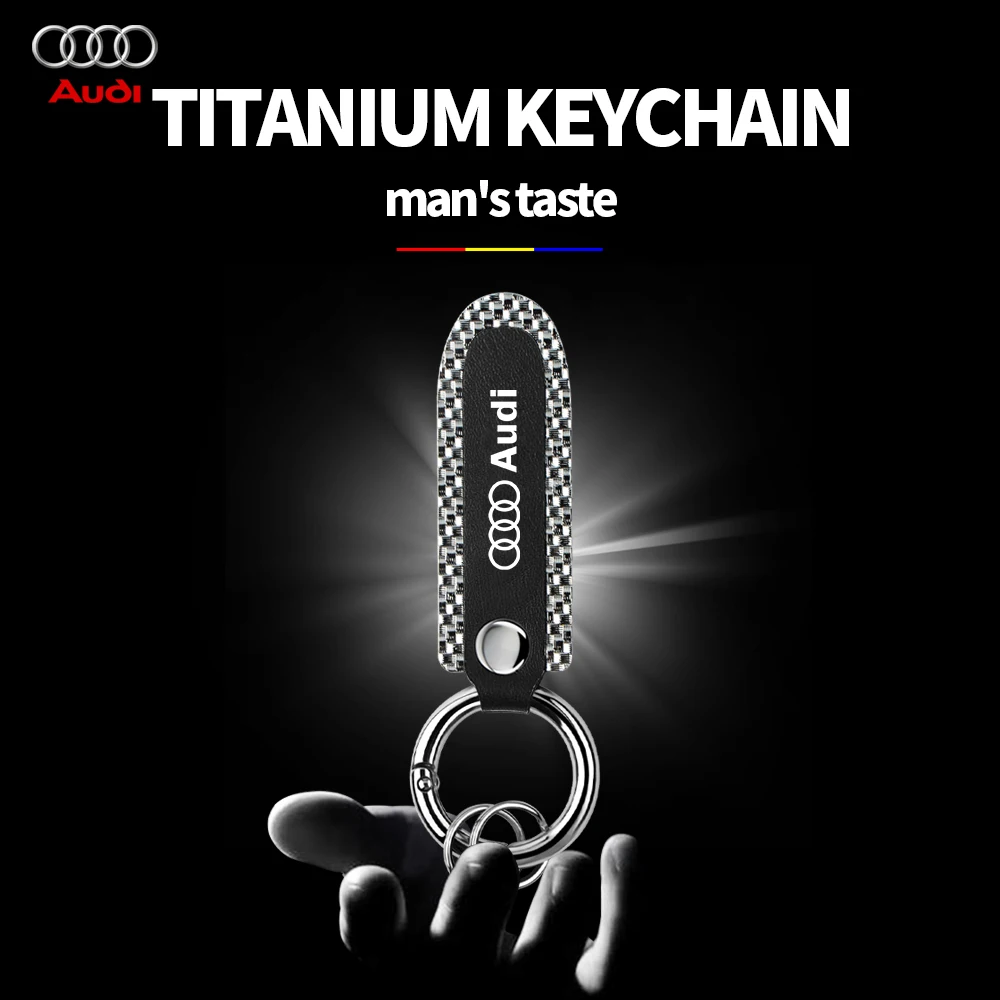 

New 3D Metal Car Styling Keychain Key Chain Ring Decoration For Audi S A3 A4 B8 8P 8V A6 C7 A5 Q5 B7 B6 B9 Q7 A1 A7 Q3 8L TT Mk2
