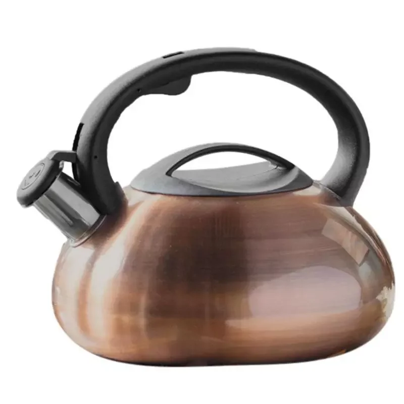 

Stainless Steel Tea Kettle Whistle Tea Pot 3.2-Quart 3L Kettle Pot Hot Water Fast To Boil Suitable For Induction Stoves