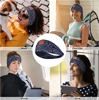 Sleep Headphones 2022 Bluetooth Boho Headband Headphones with HD Thin Speakers Mic for Side Sleepers Calling Yoga Sports Gift 5