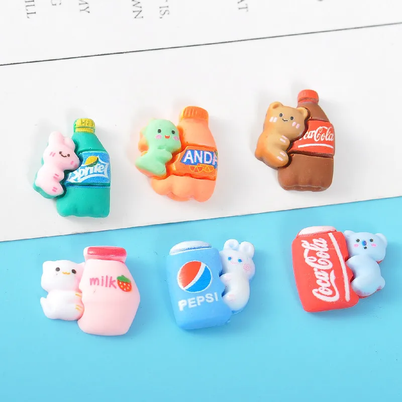 

Аксессуары из смолы для мороженого 100 шт., креативный крем-клей для кукол, наклейка для рукоделия, Пончик, пластырь, капающий материал, детска...