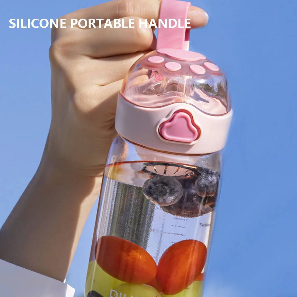 350ml Drink Cup Fitness Workout Sports Tea Mug School Office Work Road Cycling Picnic Travel Carrying Water Bottle Orange