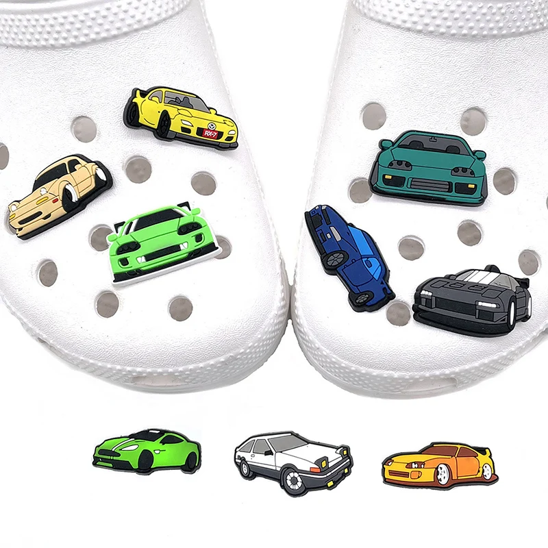 Shoes Charms for Clogs Cartoon Cute Sandals Accessories Kids Gift  Series PVC Jibz DIY Sneakers Decoration Kids X-mas Party Gift