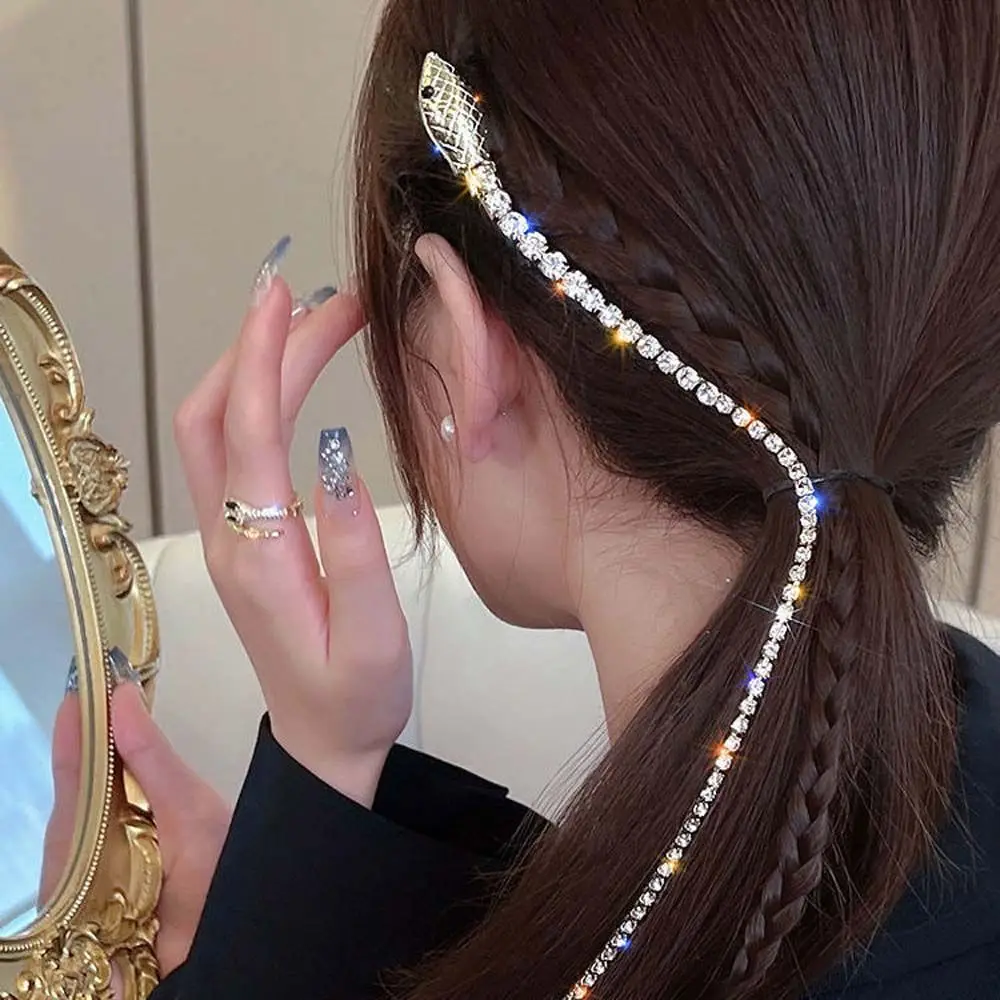 

Hair Accessories Bridal Headwear Snake Tassel Hairpin Butterfly Hair Fork Rhinestone Hair Pin Pearl Tassel Hair Sticks