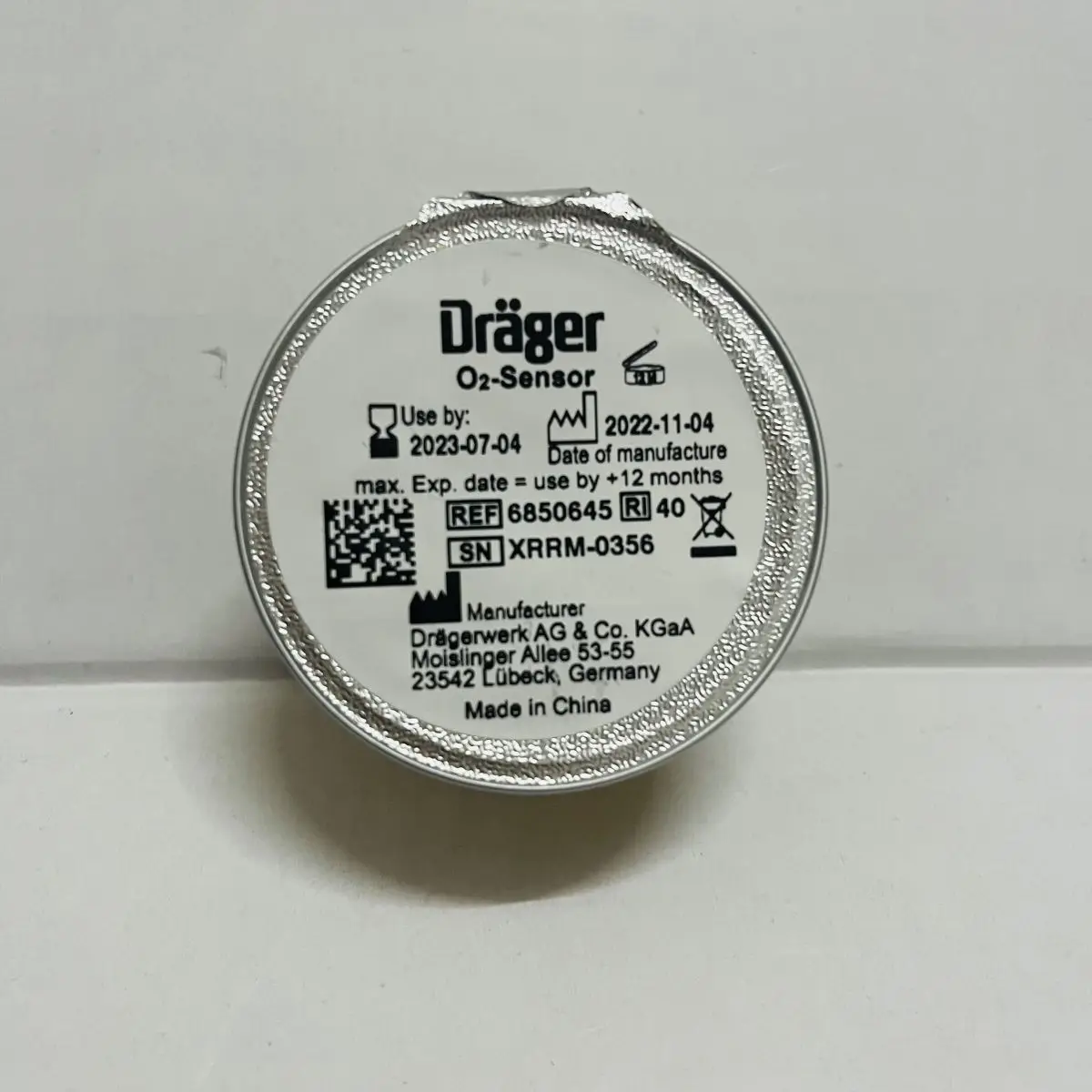 КИСЛОРОДНЫЙ ДАТЧИК Drager Evita2/4 датчик кислорода O2-датчик P/N:6850645 оригинал - купить по