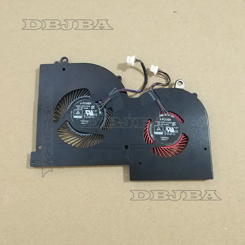 Вентилятор охлаждения графического процессора для MSI GS65 GS65VR MS-16Q2 16Q2-GPU-CW BS5005HS-U3N
