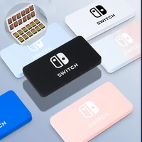 24 game card case storage box holder cover for nintendo switch oled lite magnetic protective soft lining portable accessories