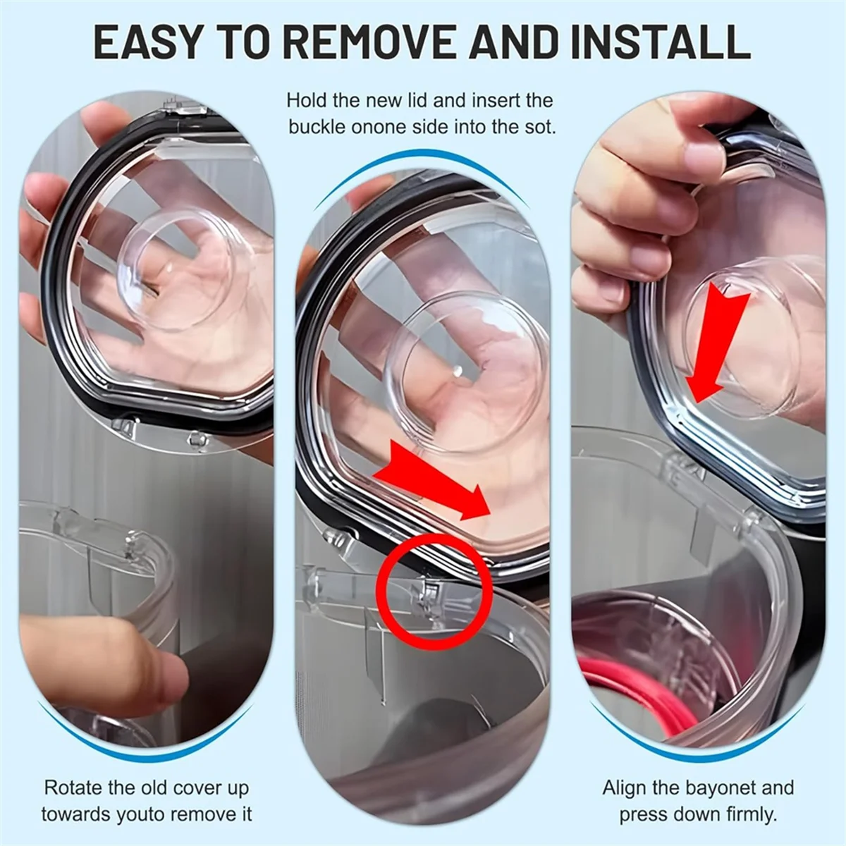 Крышка пылесборника + сменный комплект HEPA-фильтров для пылесоса Dyson V7 V8