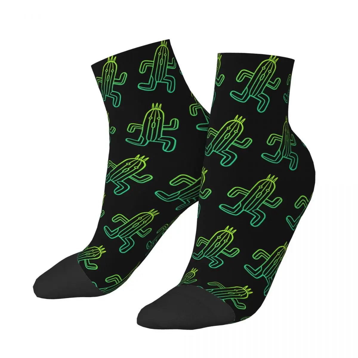 Final Fantasy - Cactuar Socks Harajuku Super Soft Stockings All Season Accessories for Man's Woman's Christmas Gifts