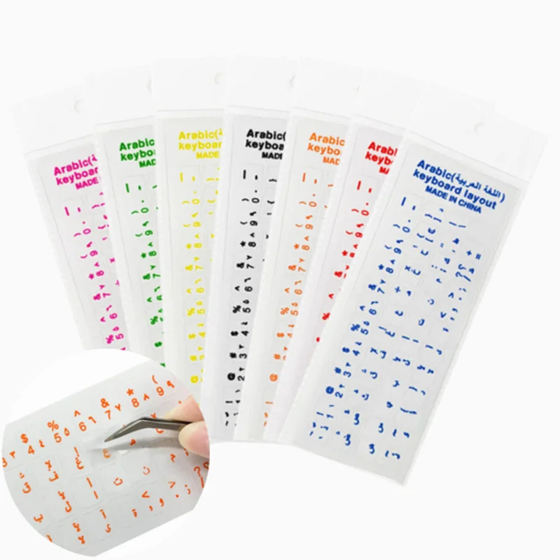 

Transparent Keyboard Sticker Language Letter Keyboard Protective Cover Notebook Computer PC Dust Protection