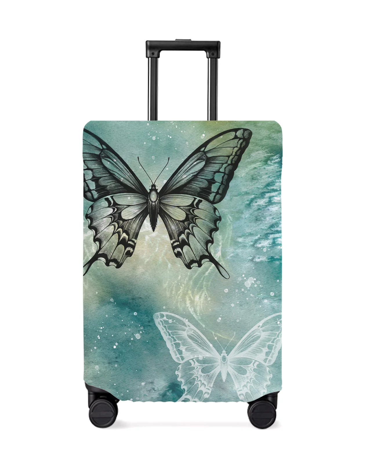 

Butterfly Dots Gradient Travel Luggage Cover Elastic Baggage Cover For 18-32 Inch Suitcase Case Dust Cover Travel Accessories