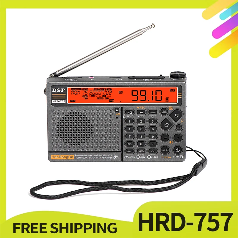 Hanrongda Hrd-757 радио с экраном Bluetooth