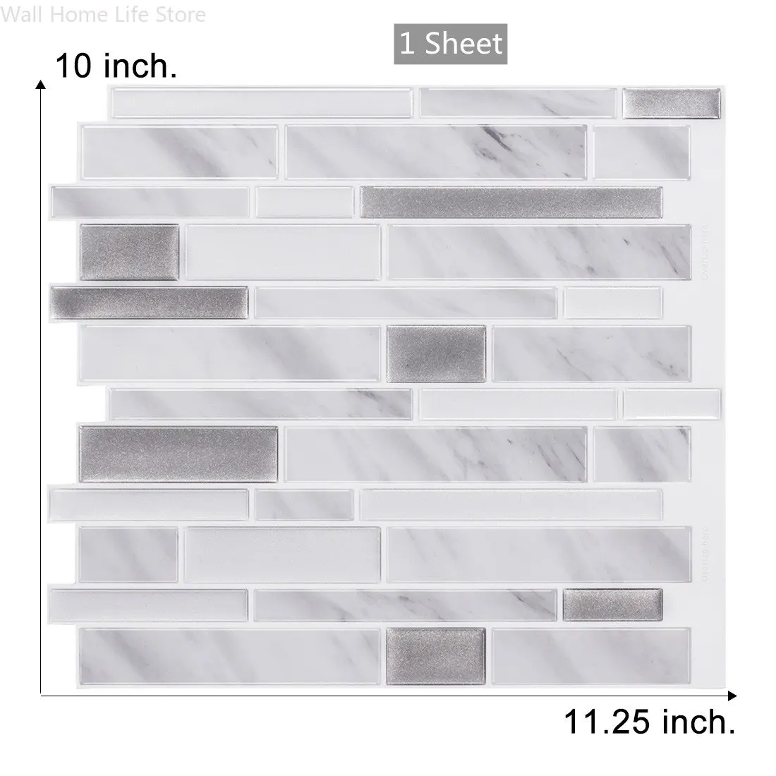 

Peel And Stick Wall Tile Mosaic Backsplash Kitchen Wallpaper Home Decoration Wtone Wall Tiles With Epacket Free Shipping