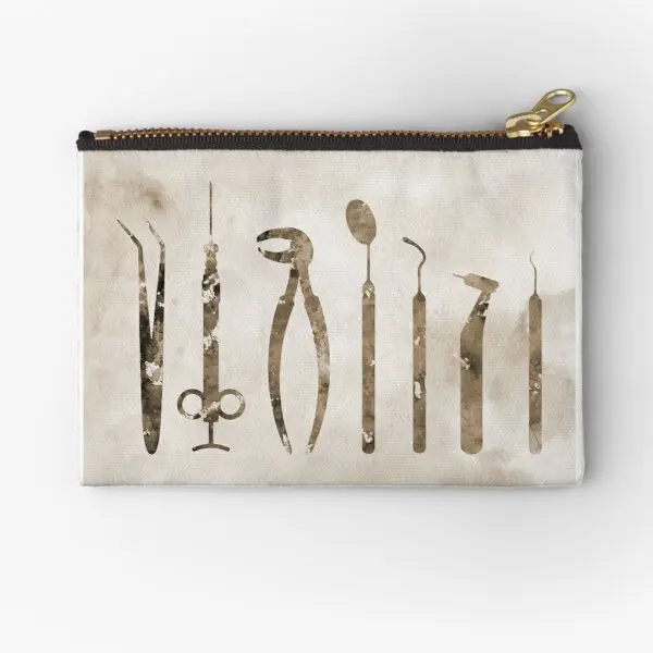 

Dentist Tools Zipper Pouches Money Storage Small Bag Wallet Panties Pure Men Coin Women Packaging Key Pocket Socks Underwear