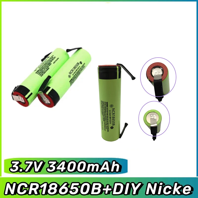 PURFIELD 18650 Литий-ионная аккумуляторная батарея NCR18650B 3 7 В 3400 мАч для аккумуляторов