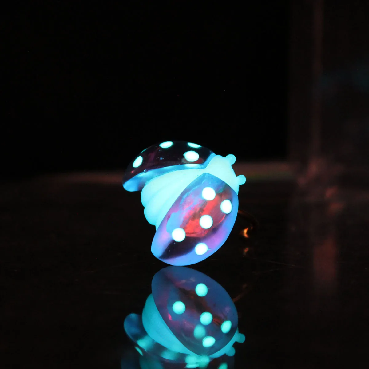 Новое светящееся кольцо божьей коровки светящиеся кольца подарок украшения для