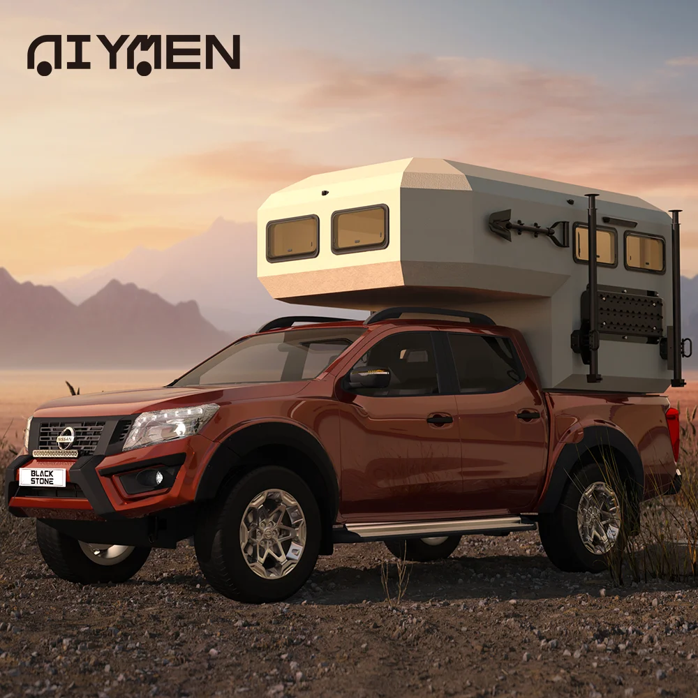 Слайд на корпусе Expedition 4x4 1/2 тонны Кемпинг по более низкой цене Shell Box Ram Truck Camper для