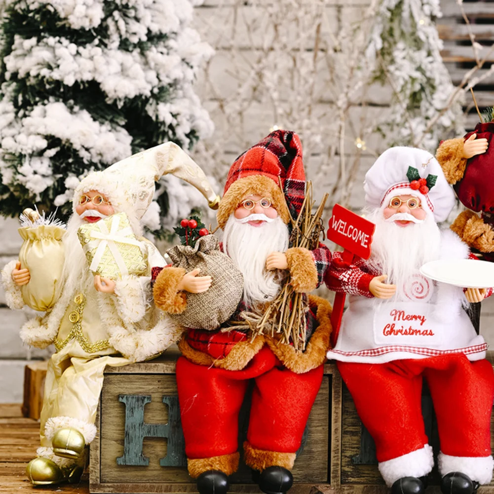 1 шт. рождественские гномы плюшевая кукла Санта-Клауса декор Xmas-Gonk подарки